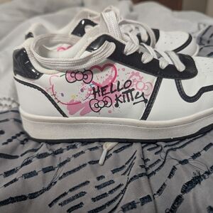 Hello Kitty Kids Sneakers - White, Black, and Pink